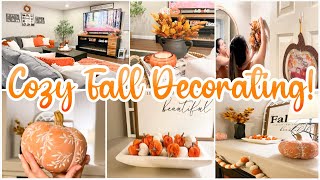 *NEW* COZY FALL DECORATE WITH ME // FALL DECOR 2023 // FALL DECORATION IDEAS
