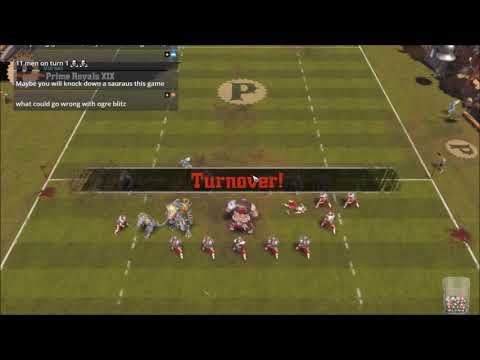 Blood Bowl 2 - One Game From Jim  - Humans vs. Lizardmen