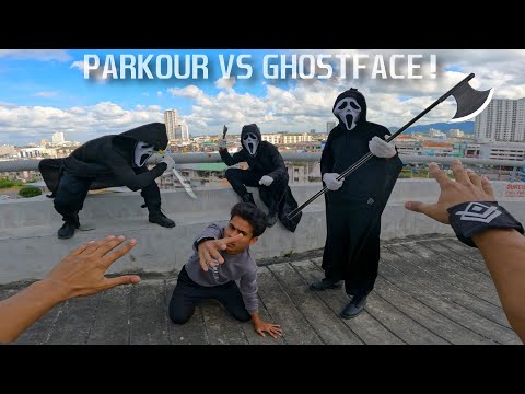 PARKOUR VS GHOST FACE SCREAM!