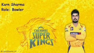 IPL 2018 Chennai Super Kings (CSK) Squad / Roster : Player Details