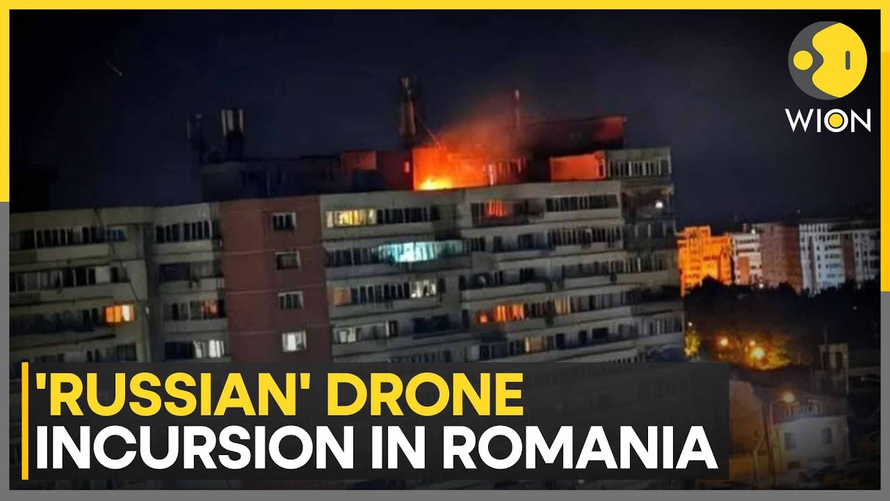 Romania: Drone Was Part Of A Swarm Of 43 Russian Drones | WION