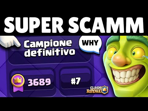 SCAMMATA in TOP 10 MONDIALE... 3700 MEDAGLIETTE! - Clash Royale