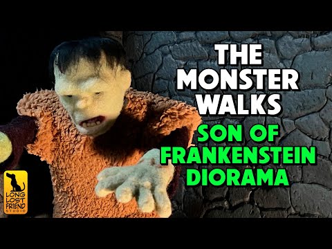 Our Son of Frankenstein Diorama for Gallery1988 - Needle Felt, Mixed Media