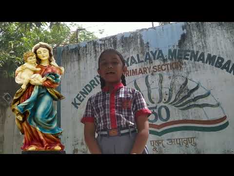 DEVOTIONAL SONG ON FUN DAY -25 -6 -2022. SUNG BY LAYA OF V C. D. BALA JOY DADY. PRT. K.V. MINAMBAKAM