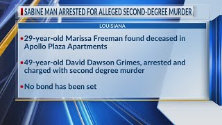 SPSO: Sabine Parish man suspected of woman's slaying; arrested