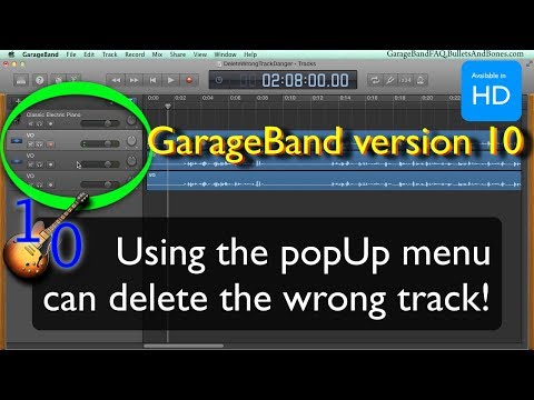 GBv10: PopUp Deletion Danger - Minute GarageBand