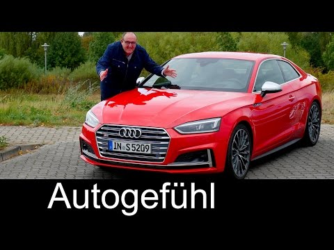 Audi S5 Coupé FULL REVIEW test driven & COMPARISON A5 old vs new 2017 neu - Autogefühl