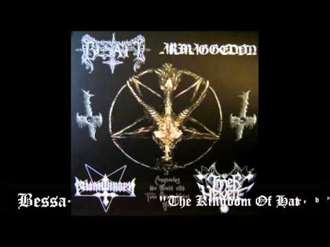 conquering the world with true black metal war 4 way split Besatt Inner Helvete