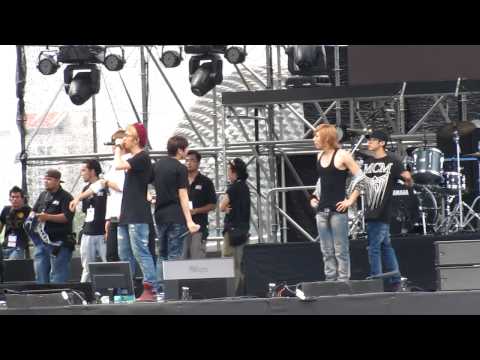 100813 BEAST/B2ST - Special & Shock Remix rehearsal @ Marina Bay [FANCAM]
