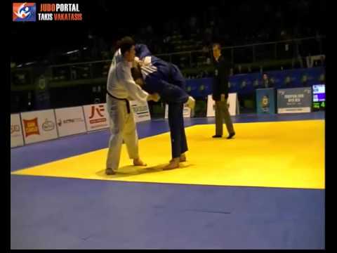 European Judo Open Rome 2015 Bronze o100kg KIM Soo-Whan (KOR) vs. SASSON Or (ISR)