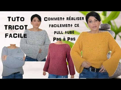 DIY EASY TUTORIAL FOR KNITTING A TUBE SWEATER WITH ZEEMAN YARN