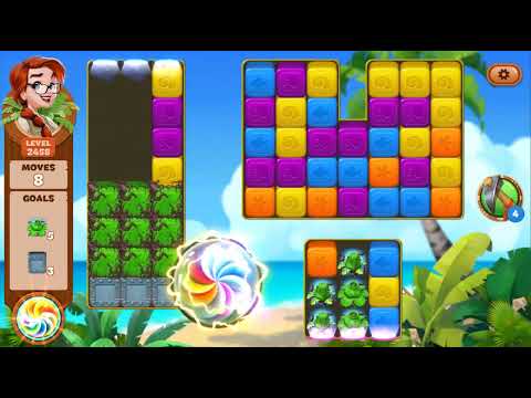 Lost Island Blast Adventure Level 2458 Gameplay
