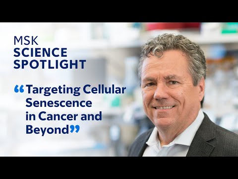 Targeting Cellular Senescence in Cancer and Beyond - Dr. Scott Lowe | MSK Science Spotlight Lecture