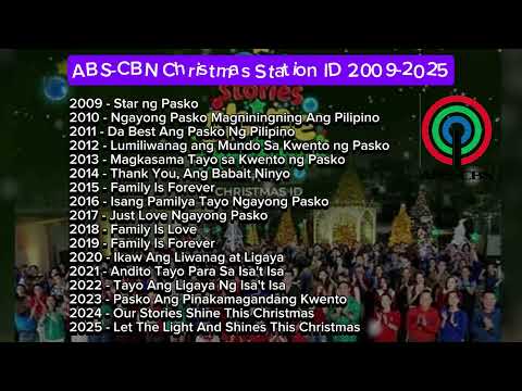 ABS-CBN Christmas Station ID 2025 Nonstop #abscbnchristmasstationid #abscbn #christmassongs 