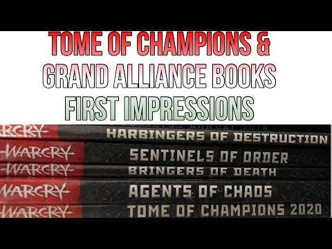 Tome of Champions 2020 / Grand Alliance Warcry Books first impressions
