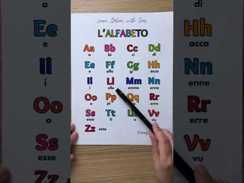 Learn Italian 🇮🇹 - The Alphabet 📚