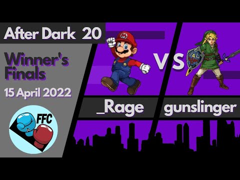 _Rage (Mario) vs. gunslinger (ZSS, Link) - Winner's Finals - FFC After Dark 20