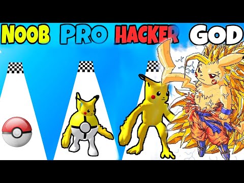 Pokeyball Run in NOOB vs PRO vs HACKER vs GOD (Level 97 - 119)
