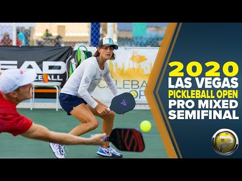 Las Vegas Pickleball Open MIXED PRO Semifinal with JARDIM/JOHNS v TERESCHENKO/NEWMAN