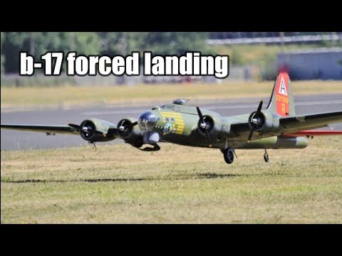WW2 BOMBER DISPLAY INC DAKOTA / HORSA TOW + B17 FORCED LANDING - LMA RAF COSFORD - 2018