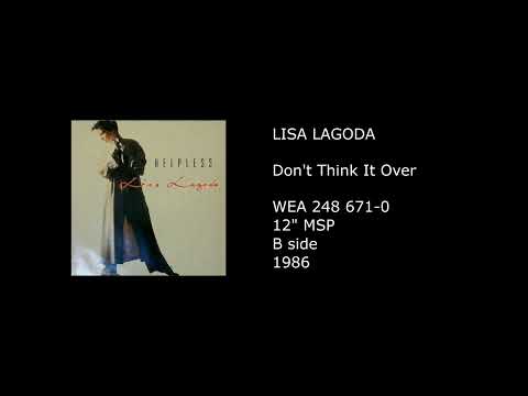 LISA LAGODA - Don't Think It Over - 1986