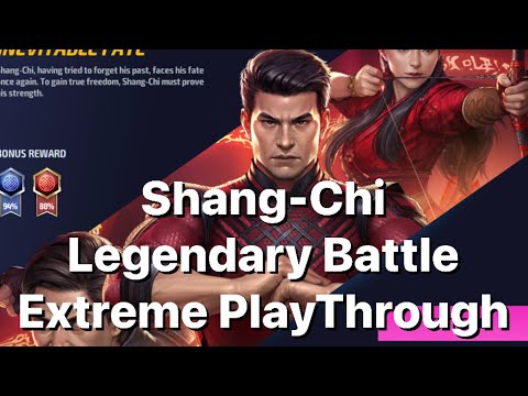Shang-Chi Legendary Battle Extreme Play-through-Marvel Future Fight