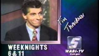 WABI News Tim Throckmorton Bumper (1995)
