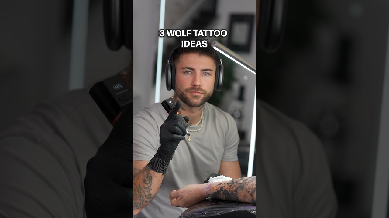 Which Wolf Tattoo Would You Get? 🐺(Save this video) #shorts