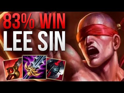KOREAN CHALLENGER 83% WIN RATE LEE SIN MAIN | CHALLENGER LEE SIN JUNGLE GAMEPLAY | Patch 9.8 S9