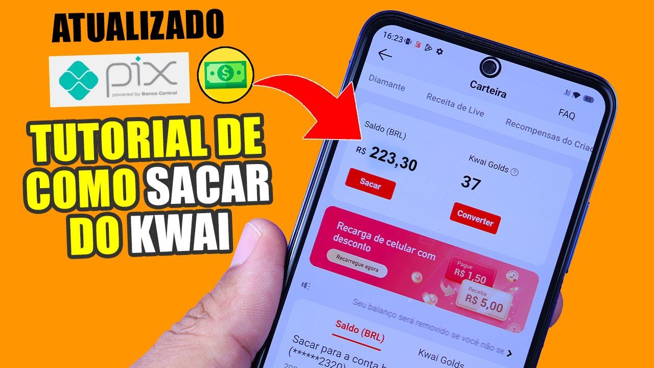 Como SACAR DINHEIRO do KWAI pelo PIX - ATUALIZADO 2024