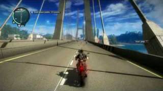 preview picture of video 'Just Cause 2 Motorcycle WIPEOUT'