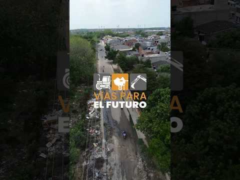 Comienza la transformación de la malla vial en Turbaco. Vías para el Futuro ya es una realidad.