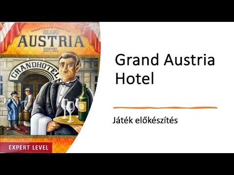 Grand Austria Hotel - Játék előkészítés - Robert SoloPlay
