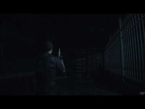 Leon hears NEMESIS S.T.A.R.S (Easter Egg) Resident Evil 2 R.P.D Demo