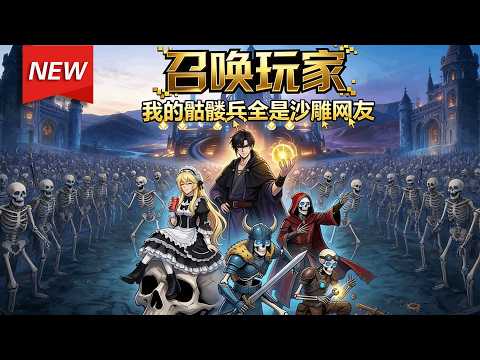 MULTISUB📢新番上线《召唤玩家：我的骷髅兵全是沙雕网友》第1~61集丨亡灵领主江辰觉醒第四天灾系统，召唤地球玩家化身不死骷髅军团，用零元购战术洗劫敌营，将战争变成一场狂欢！#漫剧 #破晓动漫社