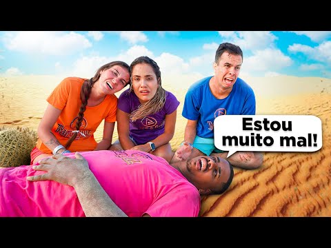 SOBREVIVEMOS 24 HORAS NO DESERTO E COISAS BIZARRAS ACONTECERAM!