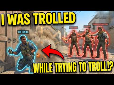 I WAS TROLLED WHILE TRYING TO TROLL! (CS2 Arms Race)
