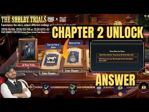 THE SHELBY TRIALS EVENT PUBG MOBILE | BLOOD AND TRUST CHAPTER UNLOCK