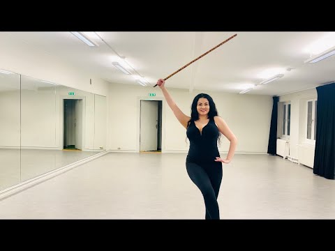 Belly dance with cane - Saidi belly dance mix by Selina