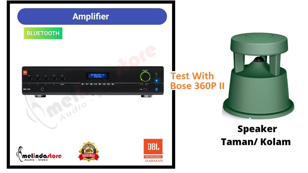video Amply nghe nhạc JBL VMA1240 chính hãng 0