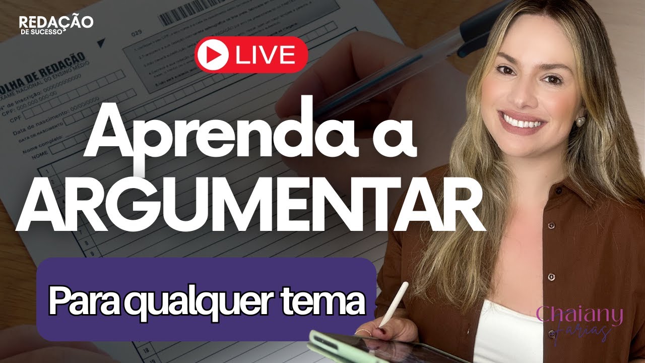 COMO ARGUMENTAR NA REDAÇÃO