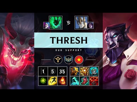 Thresh Support vs Galio: Vision Controller - VN Challenger Patch 14.24