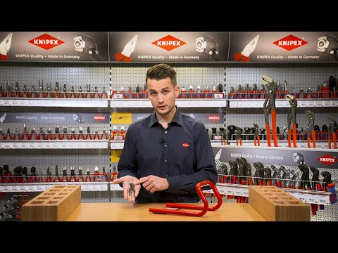 Vamzdinės replės KNIPEX Cobra XS 8700 100mm video