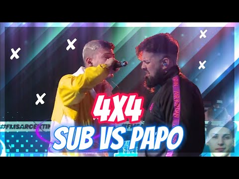 SUB vs PAPO / 4X4 con LETRA / Fms Argentina Jornada 1