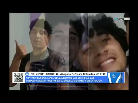 DESESPERADA BÚSQUEDA DE AXEL GONZÁLEZ EN FONTANA, CHACO