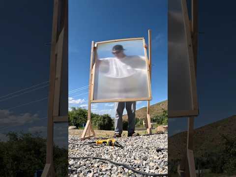 Making another Solar Death Ray from an old TV #experiment #diy #physics