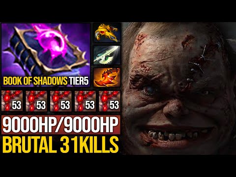 Book of Shadows is Quite IMBA on Pudge | Pudge Carry - Brutal 31Kills [Immortal Bracket]