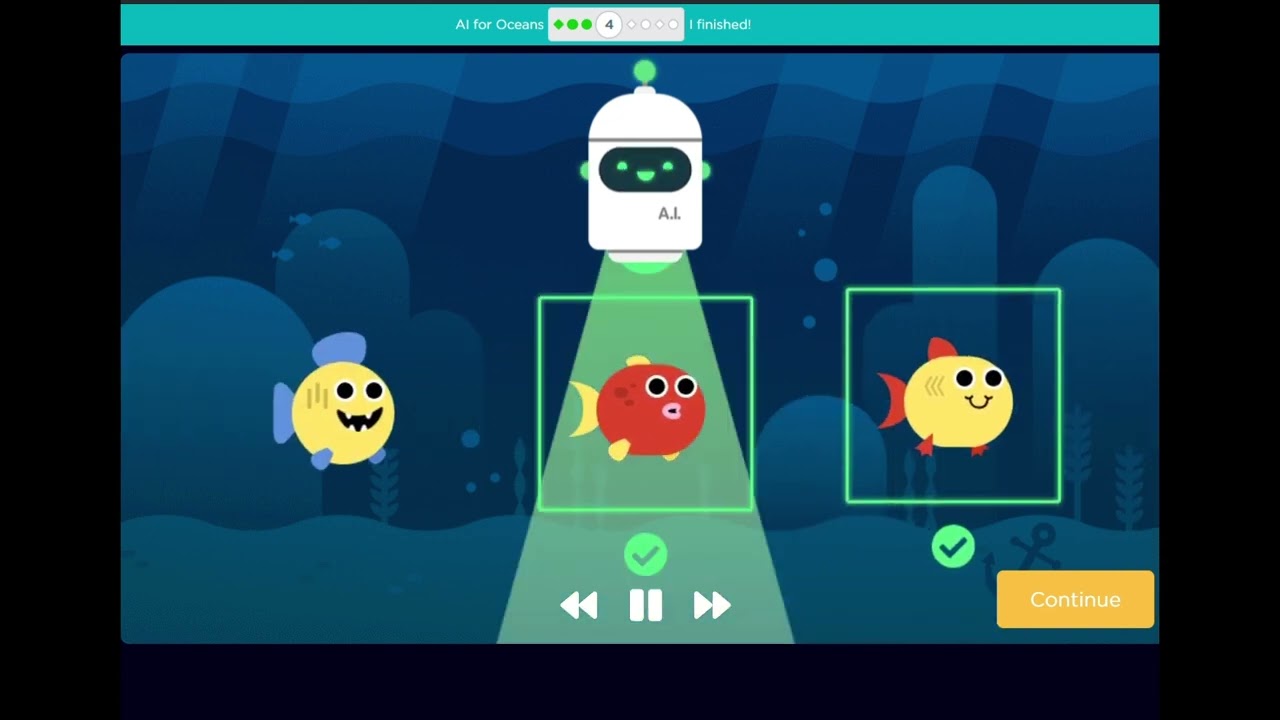 Code.org - Learn AI - AI for Oceans