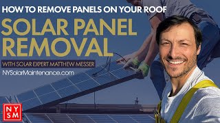 Solar Panel Removal x Tesla Edition | New York Solar Maintenance and Repair