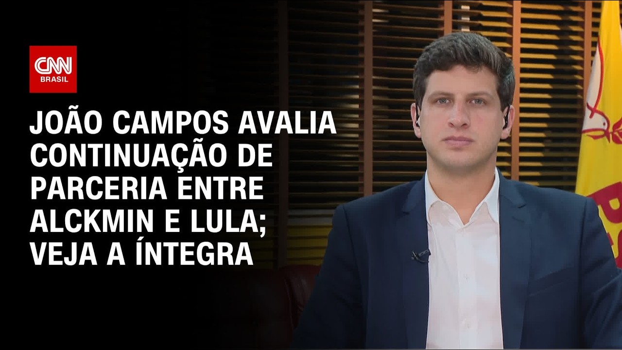 João Campos avalia aliança de Alckmin como vice de Lula: